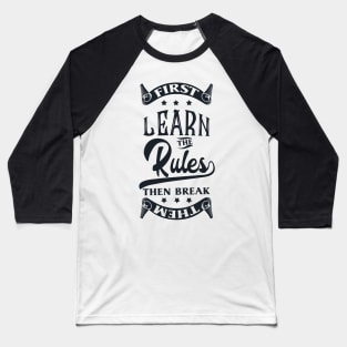 The Rules Baseball T-Shirt